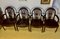Chairs in Mahogany and Leather, Set of 4 2