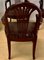 Chairs in Mahogany and Leather, Set of 4 9