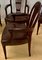 Chairs in Mahogany and Leather, Set of 4, Image 8