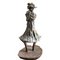 José Tomás Navarro, Fille en Robe avec Panier, 1960s, Bronze 5