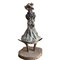 José Tomás Navarro, Fille en Robe avec Panier, 1960s, Bronze 4