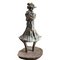 José Tomás Navarro, Girl in Dress with Basket, 1960s, Bronze, Image 1