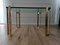 Vintage Hollywood Regency Coffee Table in Brass and Glass by Peter Ghyczy, 1970s 8