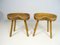 Scandinavian Tan Stools, 1960s, Set of 2 7