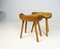 Scandinavian Tan Stools, 1960s, Set of 2 5