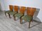 Art Deco Dining Chairs attributed to Jindrich Halabala, 1940s, Set of 4, Image 9
