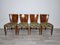 Art Deco Dining Chairs attributed to Jindrich Halabala, 1940s, Set of 4 26