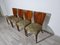 Art Deco Dining Chairs attributed to Jindrich Halabala, 1940s, Set of 4, Image 14