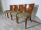 Art Deco Dining Chairs attributed to Jindrich Halabala, 1940s, Set of 4 11