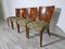 Art Deco Dining Chairs attributed to Jindrich Halabala, 1940s, Set of 4, Image 11