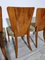 Art Deco Dining Chairs attributed to Jindrich Halabala, 1940s, Set of 4 18