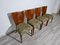 Art Deco Dining Chairs attributed to Jindrich Halabala, 1940s, Set of 4 15