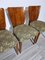 Art Deco Dining Chairs attributed to Jindrich Halabala, 1940s, Set of 4, Image 5