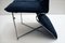 Lounge Chair in Alcantara and Steel by Luigi Sormani, 1980s, Image 8