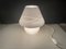 Lámparas de mesa de cristal de Murano blanco, años 80. Juego de 2, Imagen 7