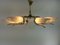 Vintage Brass and Glass Chandelier, 1960s, Image 8