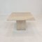 Italian Travertine Coffee Table, 1980s 1