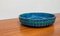 Large Mid-Century Rimini Blu Pottery Bowl by Aldo Londi for Bitossi, Italy, 1960s 4