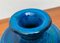 Mid-Century Italian Rimini Blu Pottery Vase by Aldo Londi for Bitossi, 1960s 11