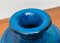 Mid-Century Italian Rimini Blu Pottery Vase by Aldo Londi for Bitossi, 1960s, Image 11