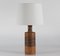 Rustic Stoneware Table Lamp from Tue Poulsen, Denmark, 1970s 1