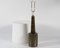 Mid-Century Danish Dark Green Glaze Table Lamp by Annelise og Per Linnemann-Schmidt, 1960s, Image 8