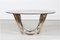 Tavolino da caffè con ripiano in vetro fumé e struttura in ottone di Roger Sprunger per Dunbar Furniture, anni '60, Immagine 2
