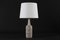 Danish Sand and White Table Lamp by Per Linnemann-Schmidt for Palshus 1