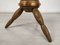 Brutalist Pedestalist Side Table by Charles Dudouyt, 1940s 10