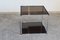 Tables in Chromed Metal and Smoked Glass, Italy, 1970s, Set of 2 13