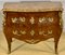Louis XV Style Curved Chest of Drawers in Floral Marquetry, 1890s 1
