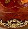 Louis XV Style Curved Chest of Drawers in Precious Wood Marquetry, Image 14
