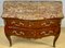 Louis XV Style Curved Chest of Drawers in Precious Wood Marquetry, Image 5
