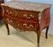 Louis XV Style Curved Chest of Drawers in Precious Wood Marquetry, Image 8