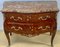 Louis XV Style Curved Chest of Drawers in Precious Wood Marquetry, Image 3