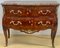 Louis XV Style Curved Chest of Drawers in Precious Wood Marquetry, Image 2