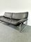 Mid-Century Black Leather Sofa by Johan Bertil Häggström, 1980s 6