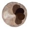 Round Brown Flower Rug from Desso, 1970s, Image 2