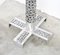 Large Brutalist Aluminum Candle Holder from Aluclair, 1970s, Image 5