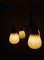 Skandinavische Deckenlampe aus Messing & Opalglas, 1950er 11