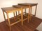 Wooden Nesting Tables, 1950s, Set of 3 2