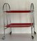 Mid-Century Dinette Foldable Serving Trolley, 1950s 1