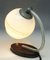 Lámpara de mesita de noche Art Déco, años 60, Imagen 4