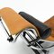 Chaise longue LC4 de cuero anilino coñac de Le Corbusier para Cassina, años 80, Imagen 8
