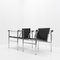 LC1 Armchairs by Le Corbusier, Pierre Jeanneret, Charlotte Perriand for Cassina, 1980s, Set of 2 4
