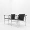 LC1 Armchairs by Le Corbusier, Pierre Jeanneret, Charlotte Perriand for Cassina, 1980s, Set of 2, Image 4