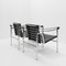 Fauteuils LC1 par Le Corbusier, Pierre Jeanneret, Charlotte Perriand pour Cassina, 1980s, Set de 2 6