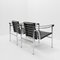 LC1 Armchairs by Le Corbusier, Pierre Jeanneret, Charlotte Perriand for Cassina, 1980s, Set of 2, Image 6