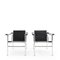 LC1 Armchairs by Le Corbusier, Pierre Jeanneret, Charlotte Perriand for Cassina, 1980s, Set of 2 1