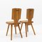 S28 Chair in Elm by Pierre Chapo, France, 1980s, Image 7